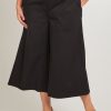 Pants & Leggings Belle bird | Belle Cotton Sateen Culottes Black