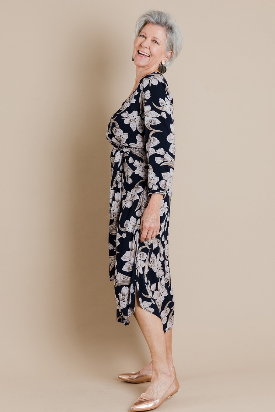 Dresses bird keepers | The Wrap Front Midi Dress