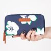 Accessories Brakeburn | Floating Lily Zip Around Purse Navy