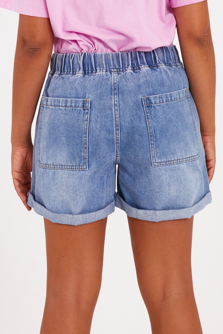 Shorts Elm | Emma Relaxed Denim Short Midblue