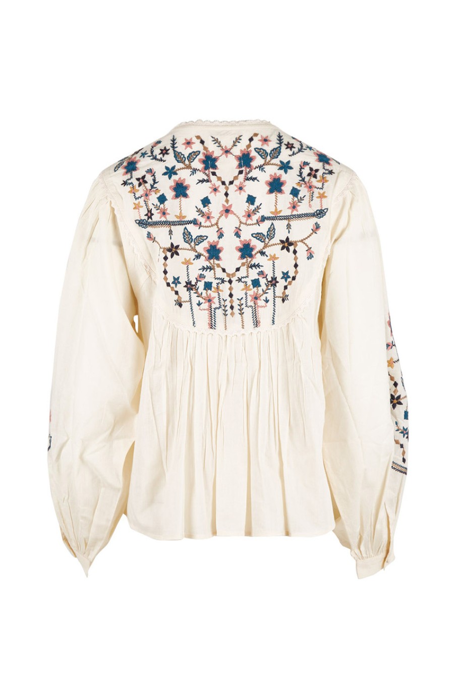 Tops boho bird | My Happiness Embroidered Blouse