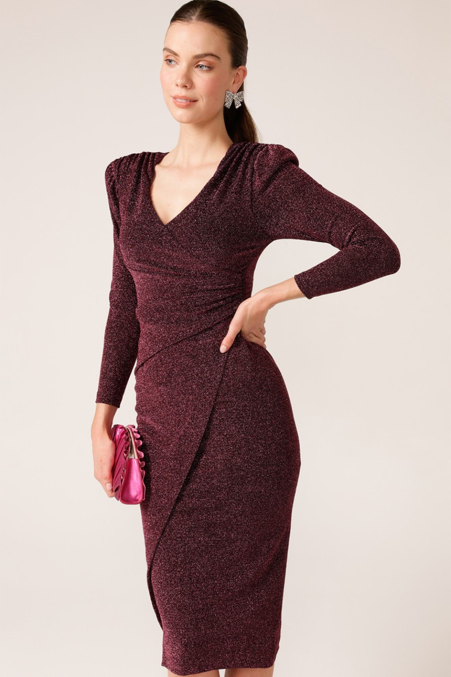 Dresses Sacha Drake | Soiree Sparkle Dress Rose