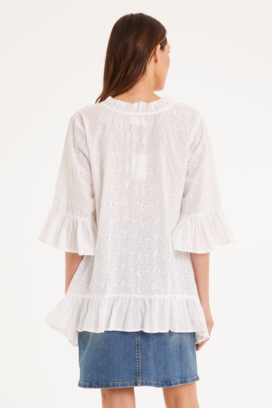 Tops Naudic | Hacienda Tunic Schiffli