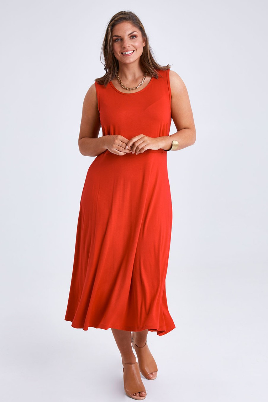 Dresses Belle bird | Belle Summer Fit & Flare Dress Red