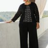 Tops Belle bird | Belle Embroidered Cardigan Black