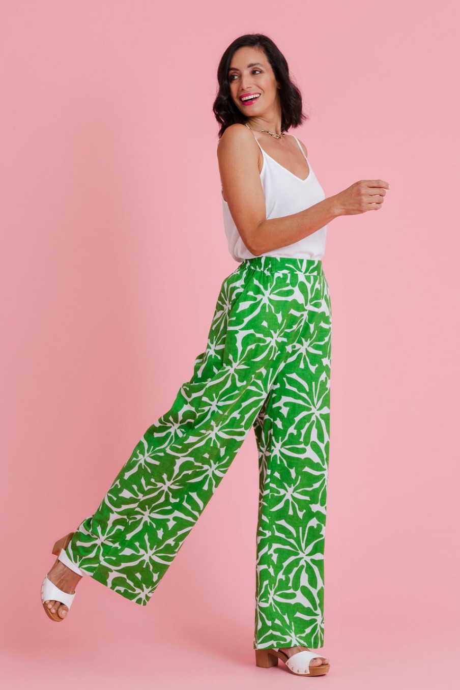 Pants & Leggings that bird label | Silvia Print Pant