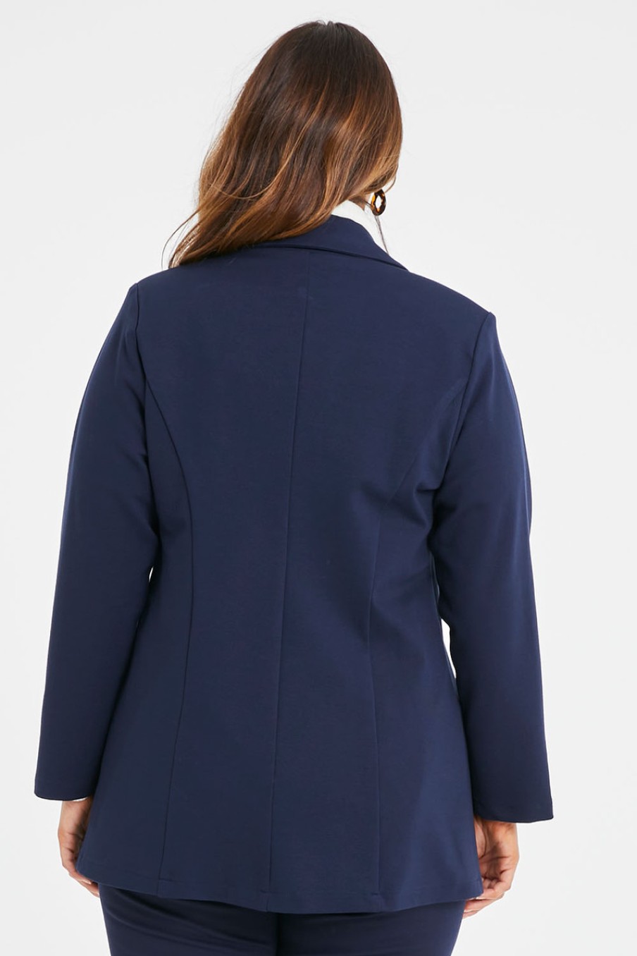 Coats & Jackets Belle bird | Belle Comfort Ponte Blazer Deepnavy