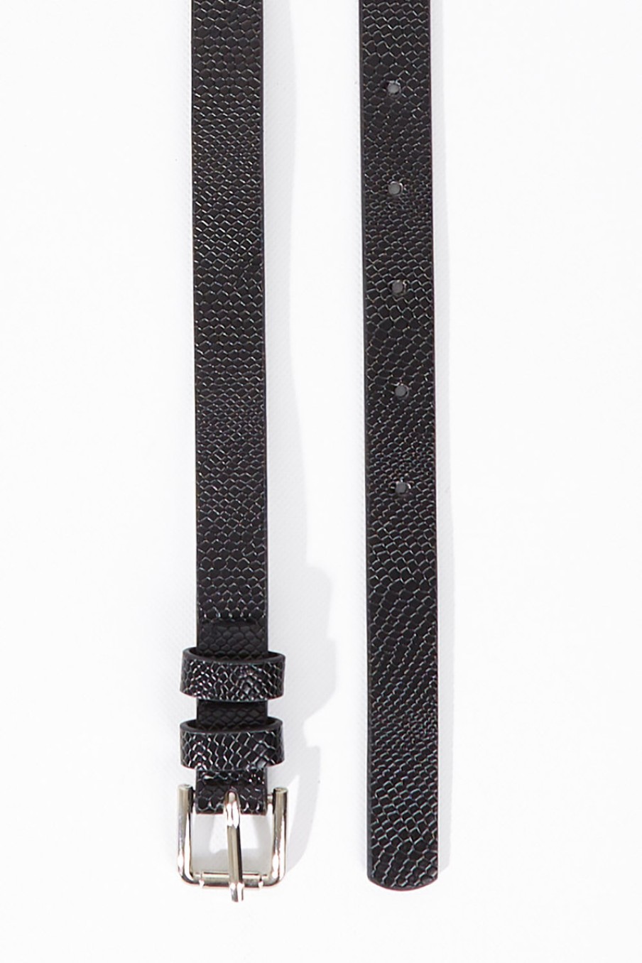 Accessories Elm | Animal Print Belt Black