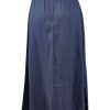 Skirts Natural for birds | Linen Maxi Skirt Blue