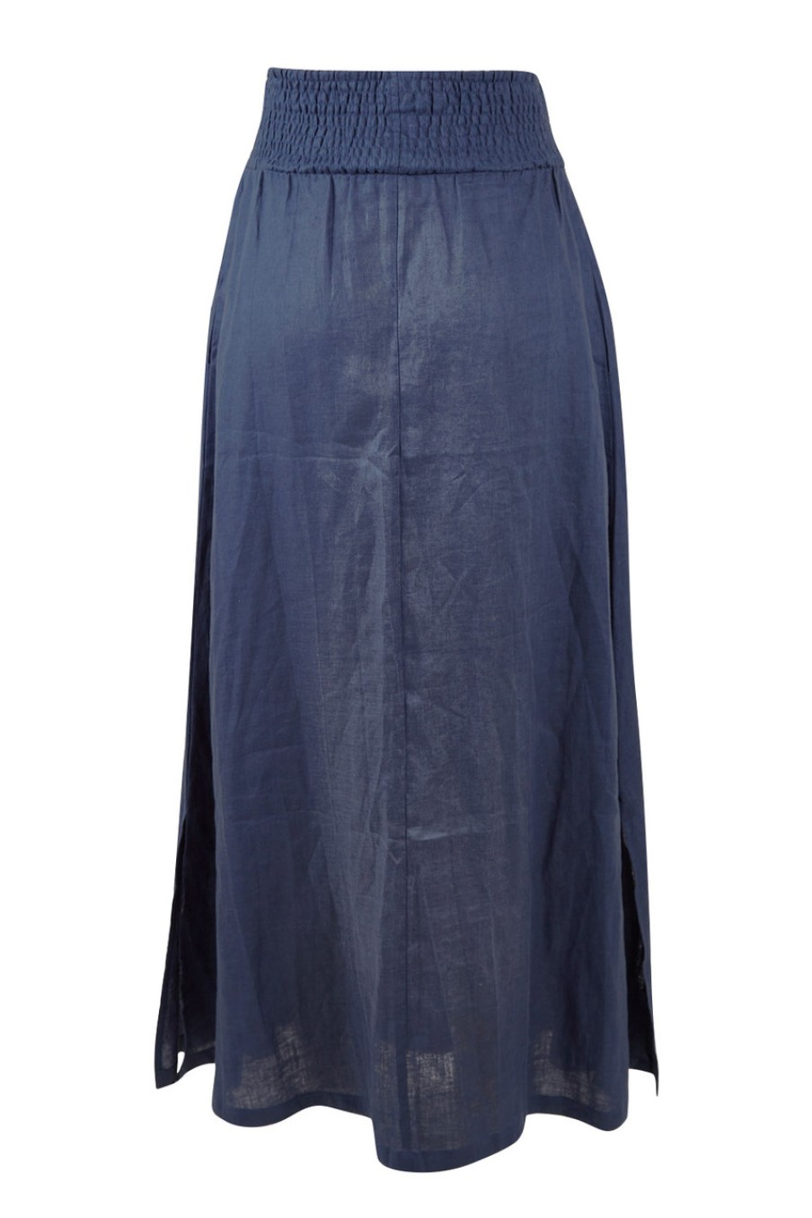 Skirts Natural for birds | Linen Maxi Skirt Blue