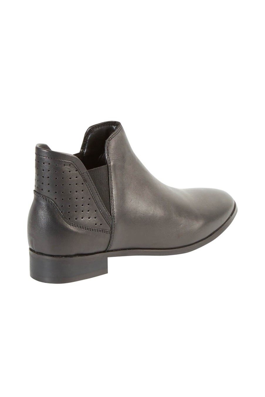 Shoes Human Premium | Sault Leather Ankle Boot Black