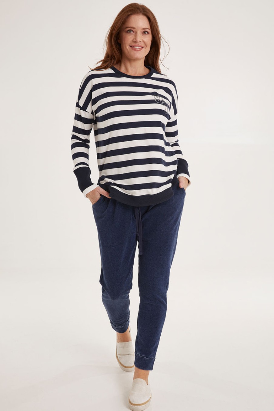 Tops Betty Basics | Lucy French Terry Sweat Nauticalst