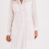 Dresses Rubyyaya | Lace Patch Dress White