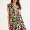 Dresses Lula Life | Bargara Tiered Dress Black