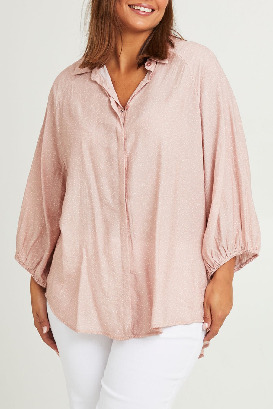 Tops bird keepers | The Keepers Soft Relaxed Fit Shirt Dustypink