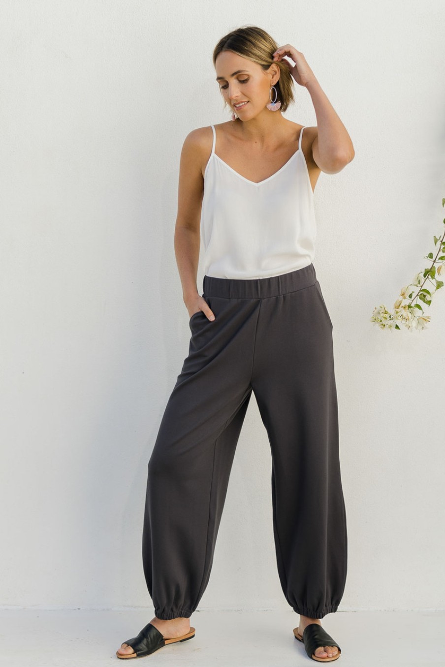 Pants & Leggings boho bird | Keeping It Cool Boyfriend Pants Castle