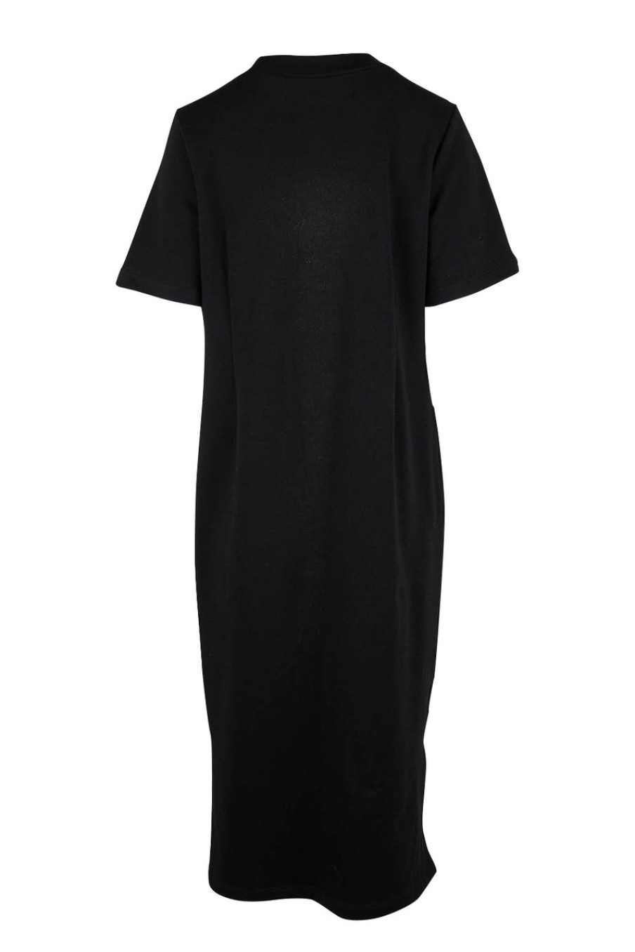 Dresses Unwind by Birdsnest | Cotton Terry V Neck Dress Black