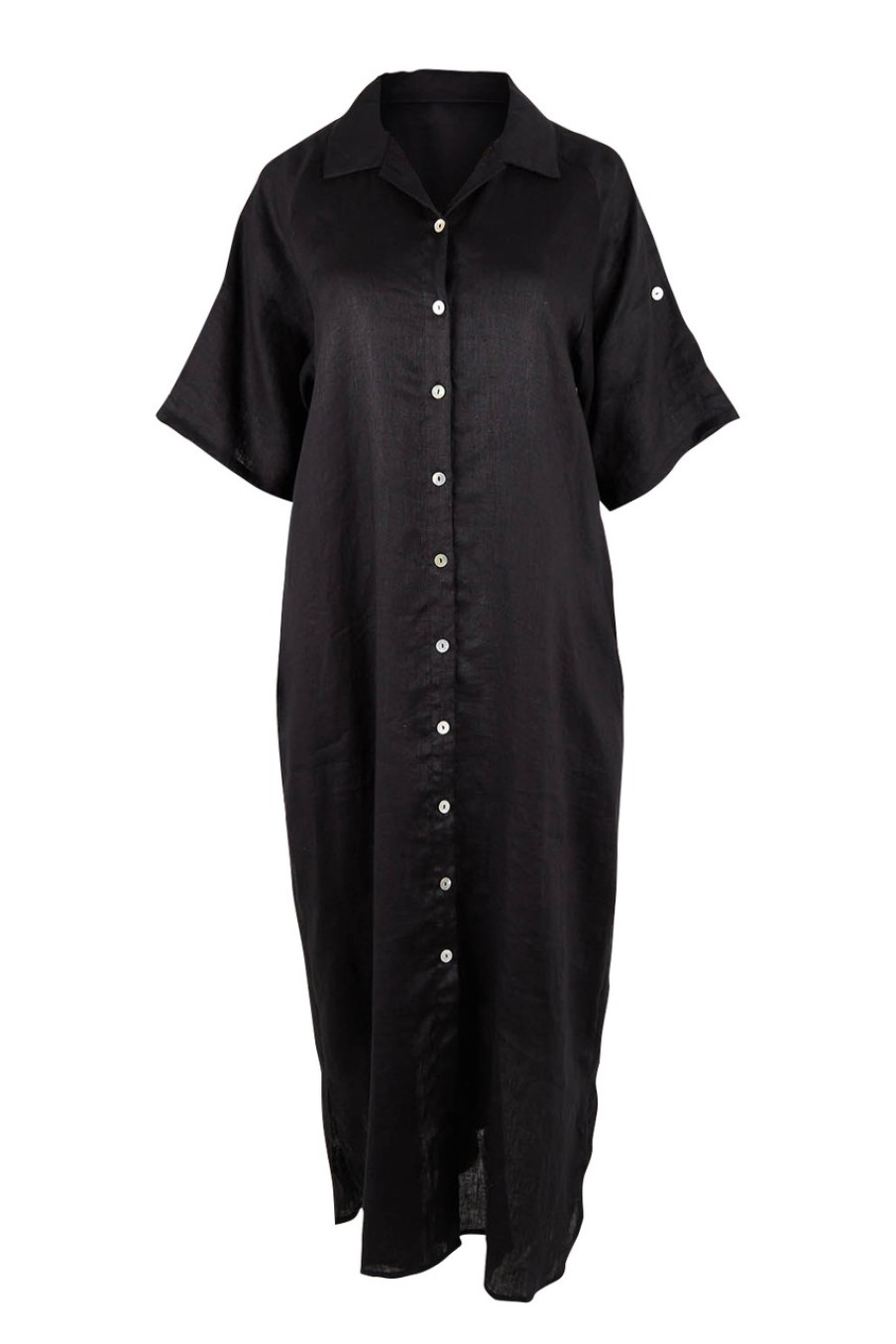 Dresses Eb & Ive | Studio Shirt Dress Ebony