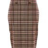 Skirts Belle bird | Belle Check Skirt Browncheck