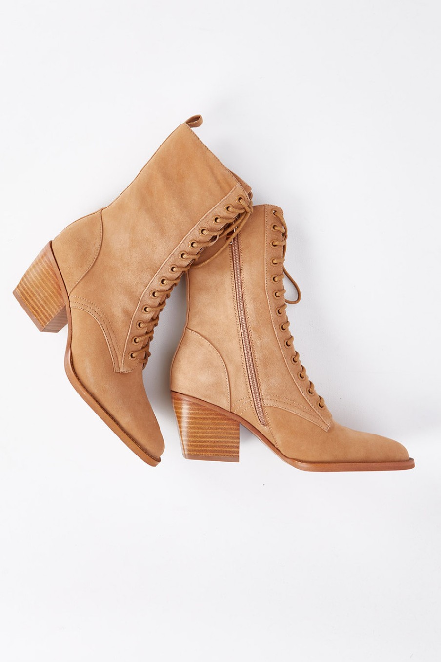 Shoes Django & Juliette | Major Suede Lace Up Boot