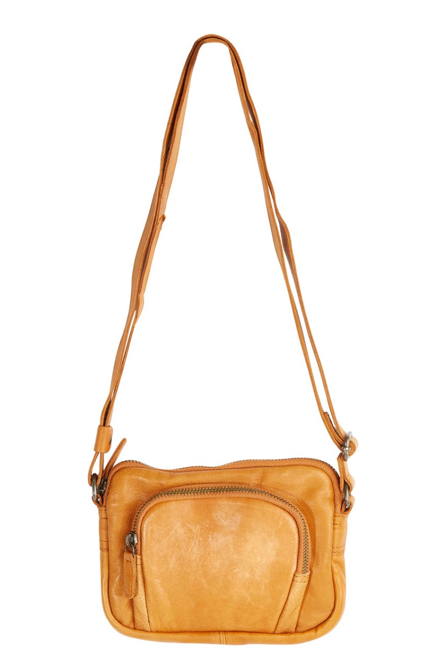 Accessories Dusky Robin | Lottie Leather Bag Tan