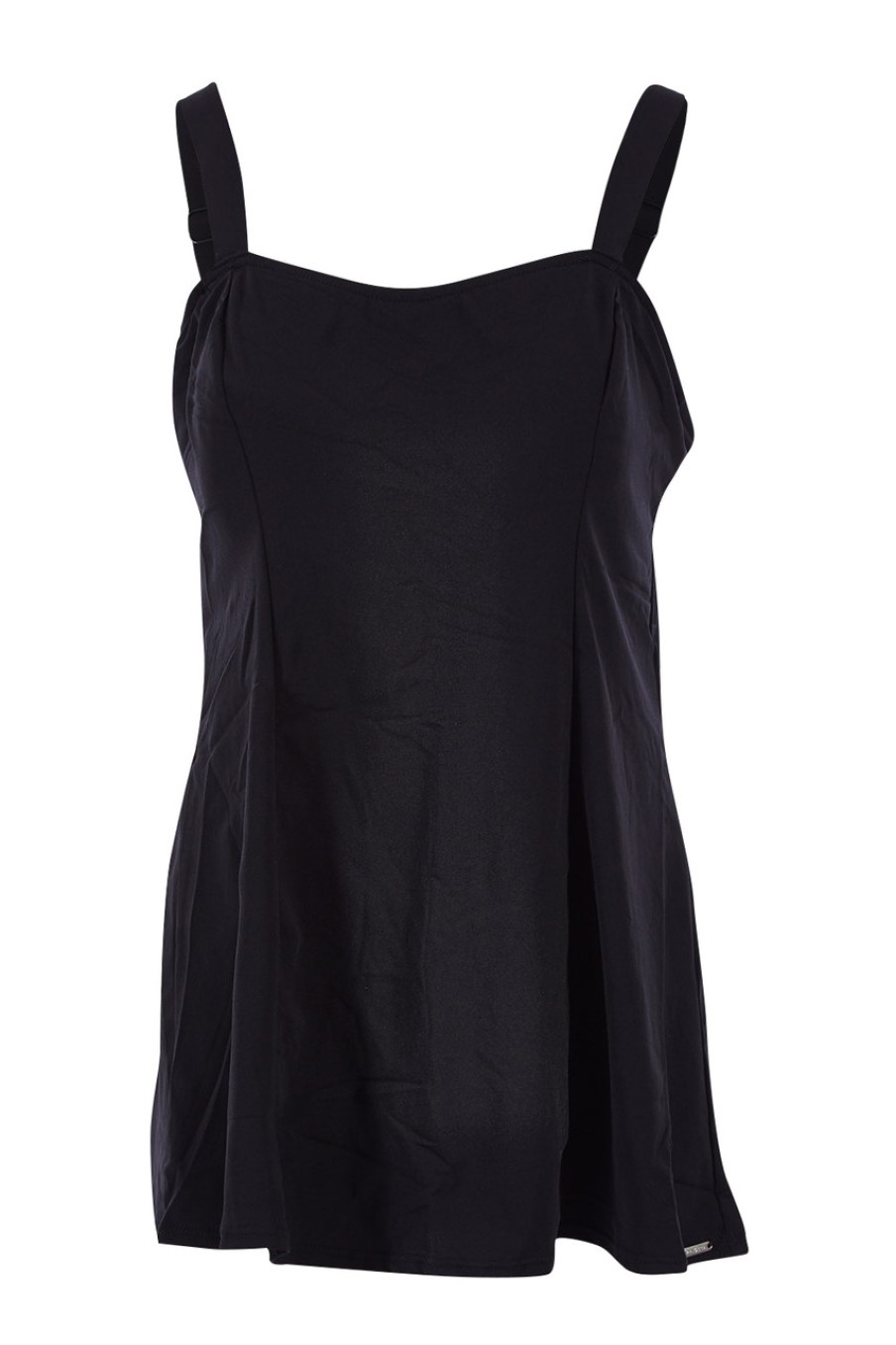 Swimwear Capriosca | Wide Strap Swim Dress Black