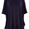 Tops Whispers | V Neck Bamboo Drape Top