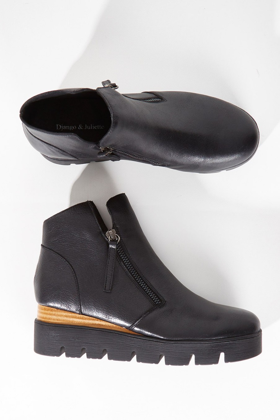 Shoes Django & Juliette | Radio Leather Sneaker Boot