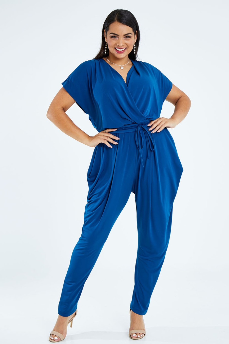 Jumpsuits & Playsuits Moonlight Bird | Imogen Jumpsuit Cadet