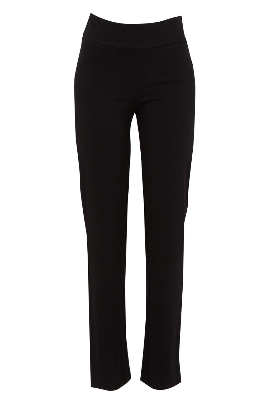 Pants & Leggings Threadz | The Slimming Trouser Leg Pant Black