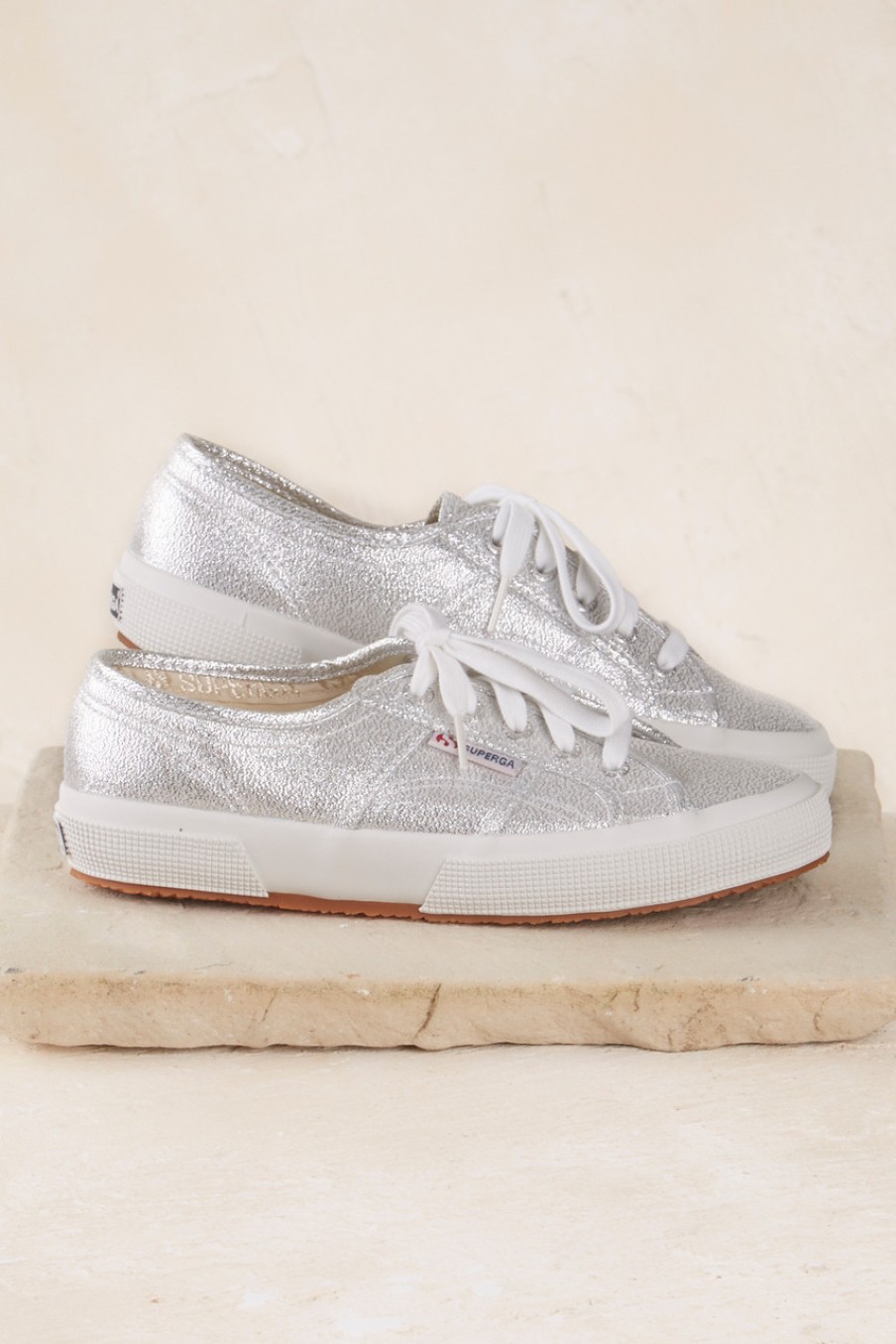 Shoes Superga | Lamew Metallic Sneaker Silver