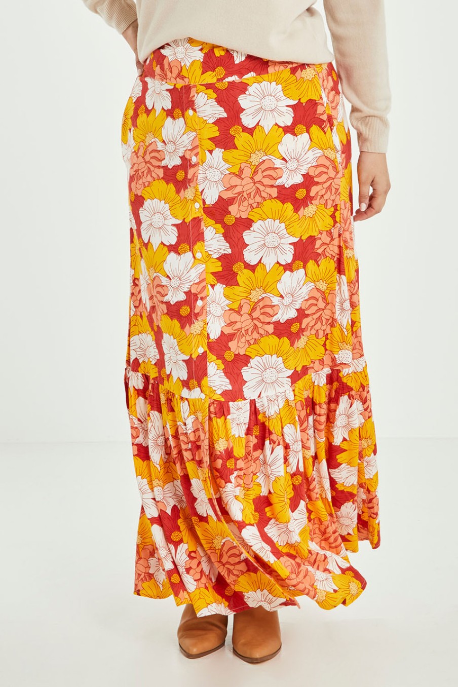 Skirts that bird label | Heather Maxi Skirt Wallflower