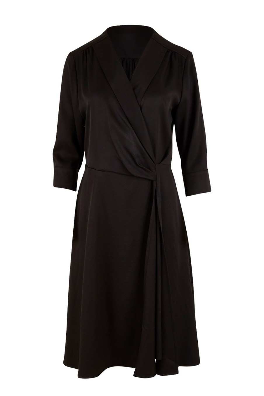 Dresses bird by design | The Contemporary Lapel Dress Black