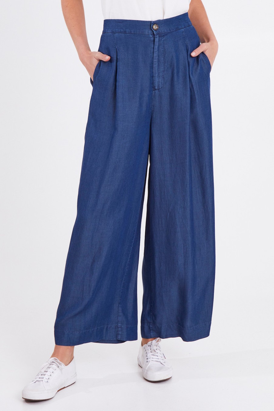 Pants & Leggings Betty Basics | Pia Palazzo Pant Bluehaze