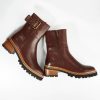 Shoes EOS | Lineman Leather Ankle Boot Chestnut