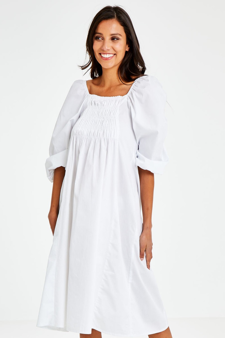 Dresses boho bird | Makes Me Feel Like Sunshine Dress White