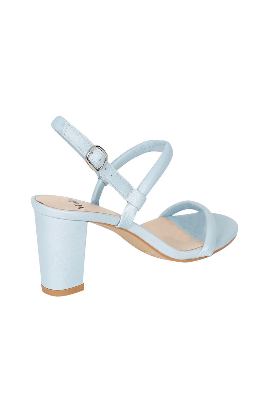 Shoes Mollini | Gabinah Leather Heel Paleblue