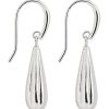 Accessories Najo | Raya Baton Drop Earring Silver