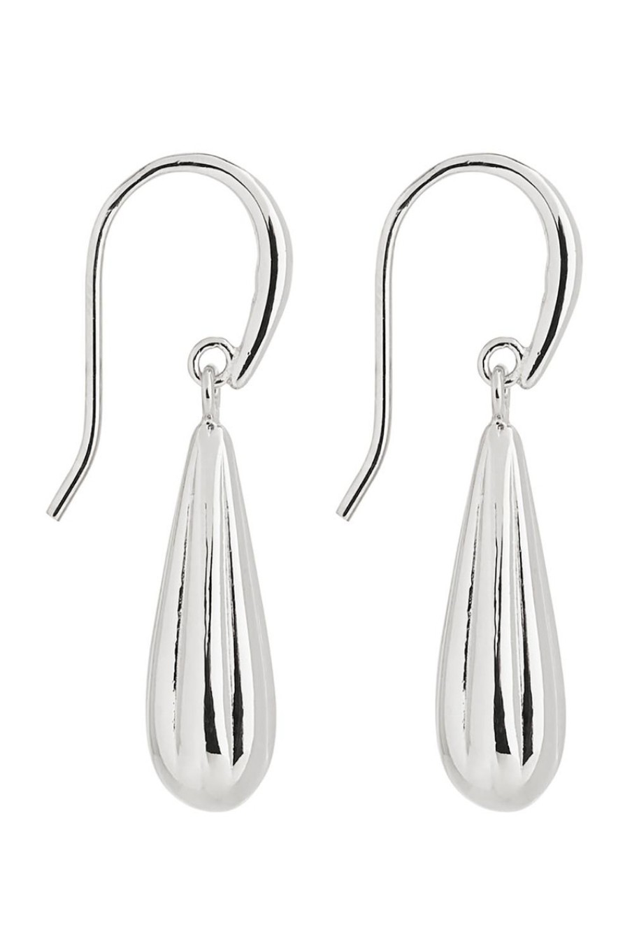 Accessories Najo | Raya Baton Drop Earring Silver