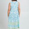 Dresses Sea Bird | Gillards Beach Cotton Dress Bluegreen