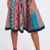 Skirts Rasaleela | Gypsy Panel Skirt Multiprint