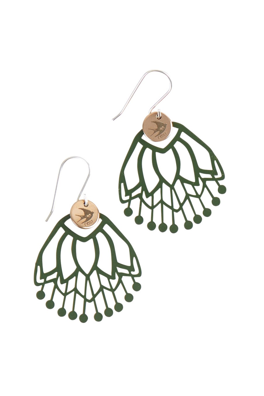 Accessories Nest Of Pambula | Flora Cut Out Earrings