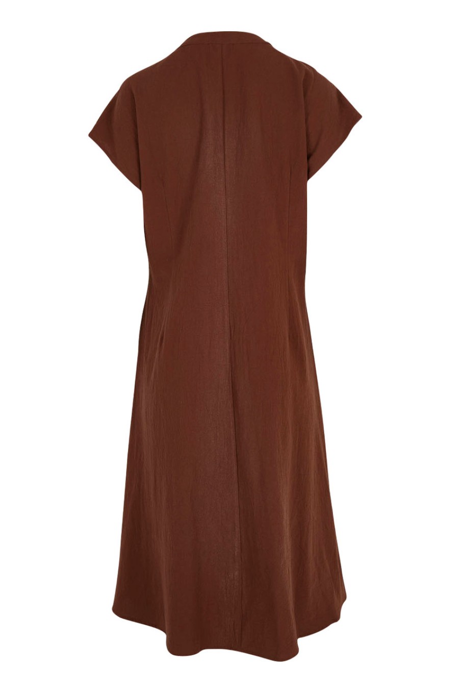 Dresses bird keepers | The Button Front Trapeze Dress Cocoa