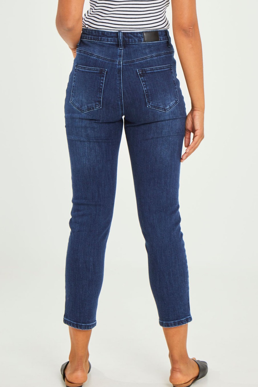 Jeans Wakee Jeans | Samantha High Rise Jean Darkblue