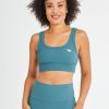 Lingerie & Sleepwear Running Bare | Scoop It Up Sports Bra Sage