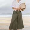 Pants & Leggings Natural for birds | Linen Pull On Pant