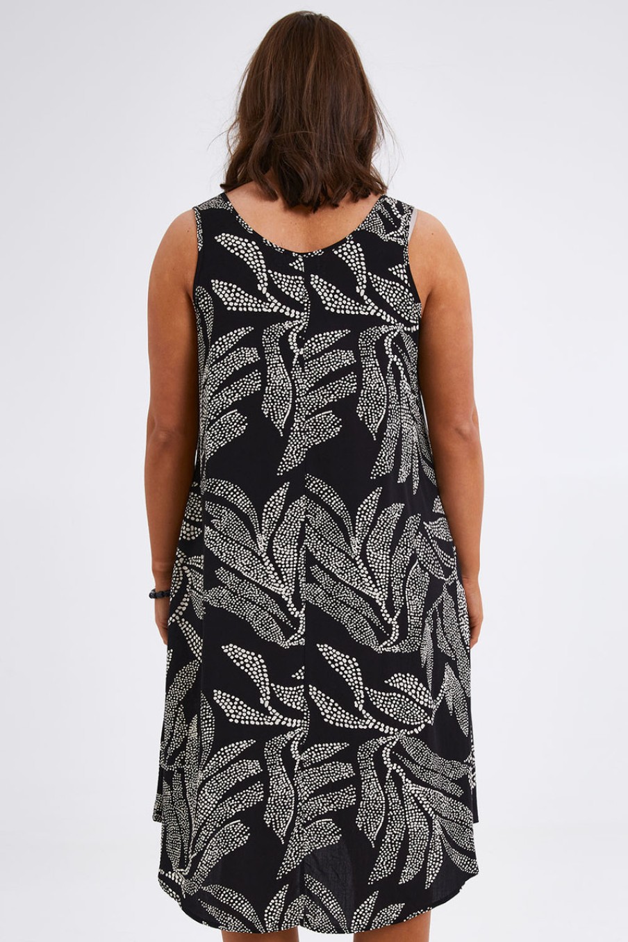 Dresses bird keepers | The Printed High Low Dress Blackwhite