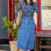 Skirts Lily & Me | Penrose Skirt Denim