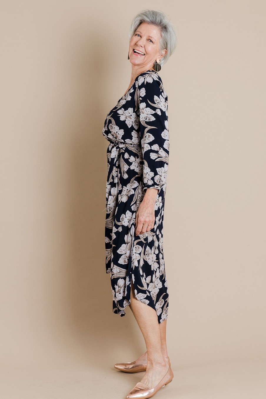 Dresses bird keepers | The Wrap Front Midi Dress