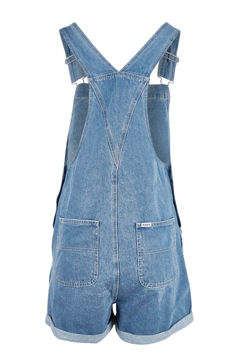 Jumpsuits & Playsuits Riders By Lee | 90 S Dungaree Short Riverfade